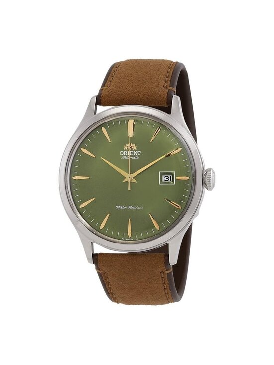 NWT Orient Bambino Version 4 Automatic Green Dial Men\'s Watch